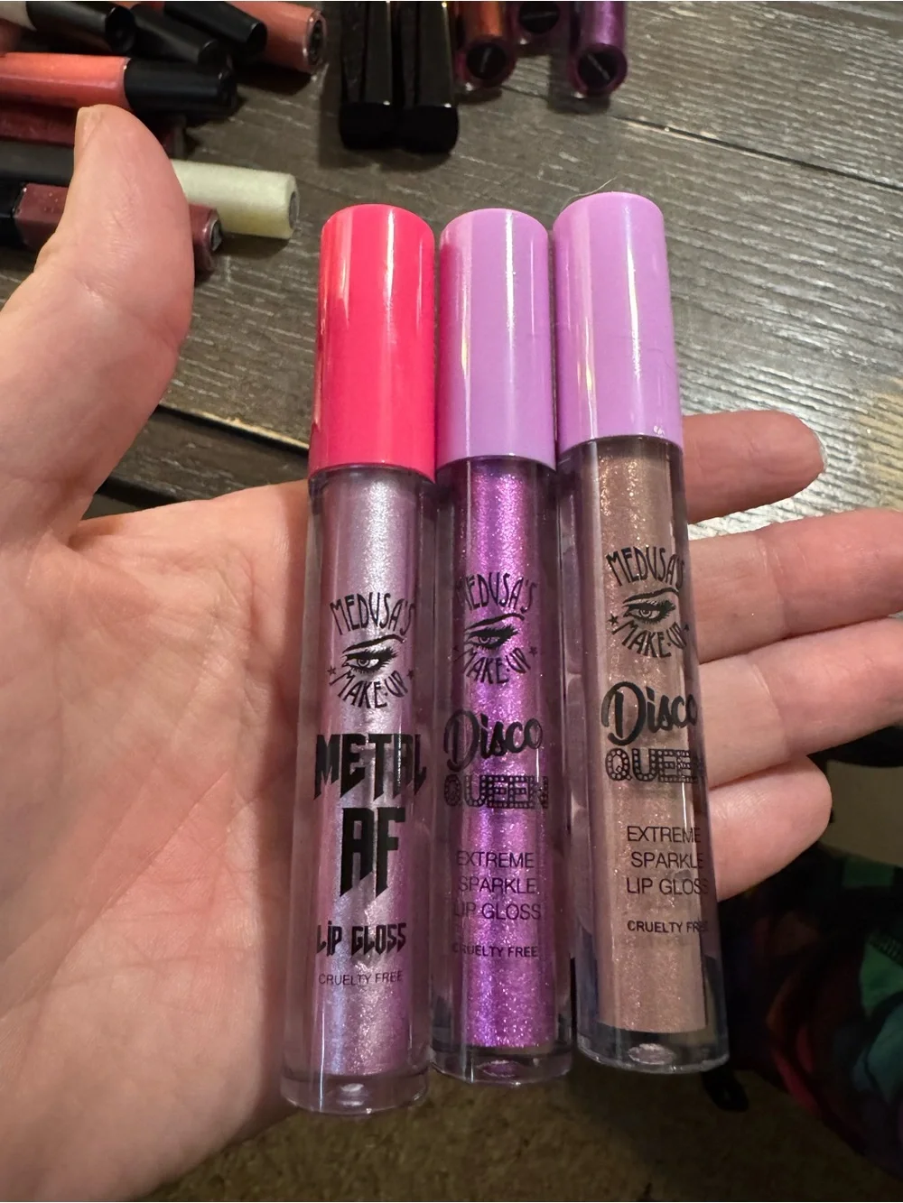 Medusa Metallic & Disco Glitter Lip Gloss Bundle